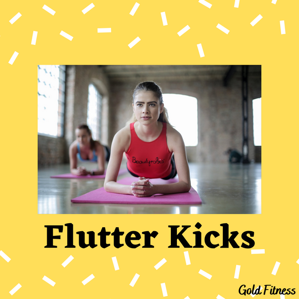 Three Types of Flutter Kicks Workout